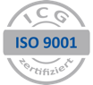 Zertifikat ISO 9001 ICG zugelassen
